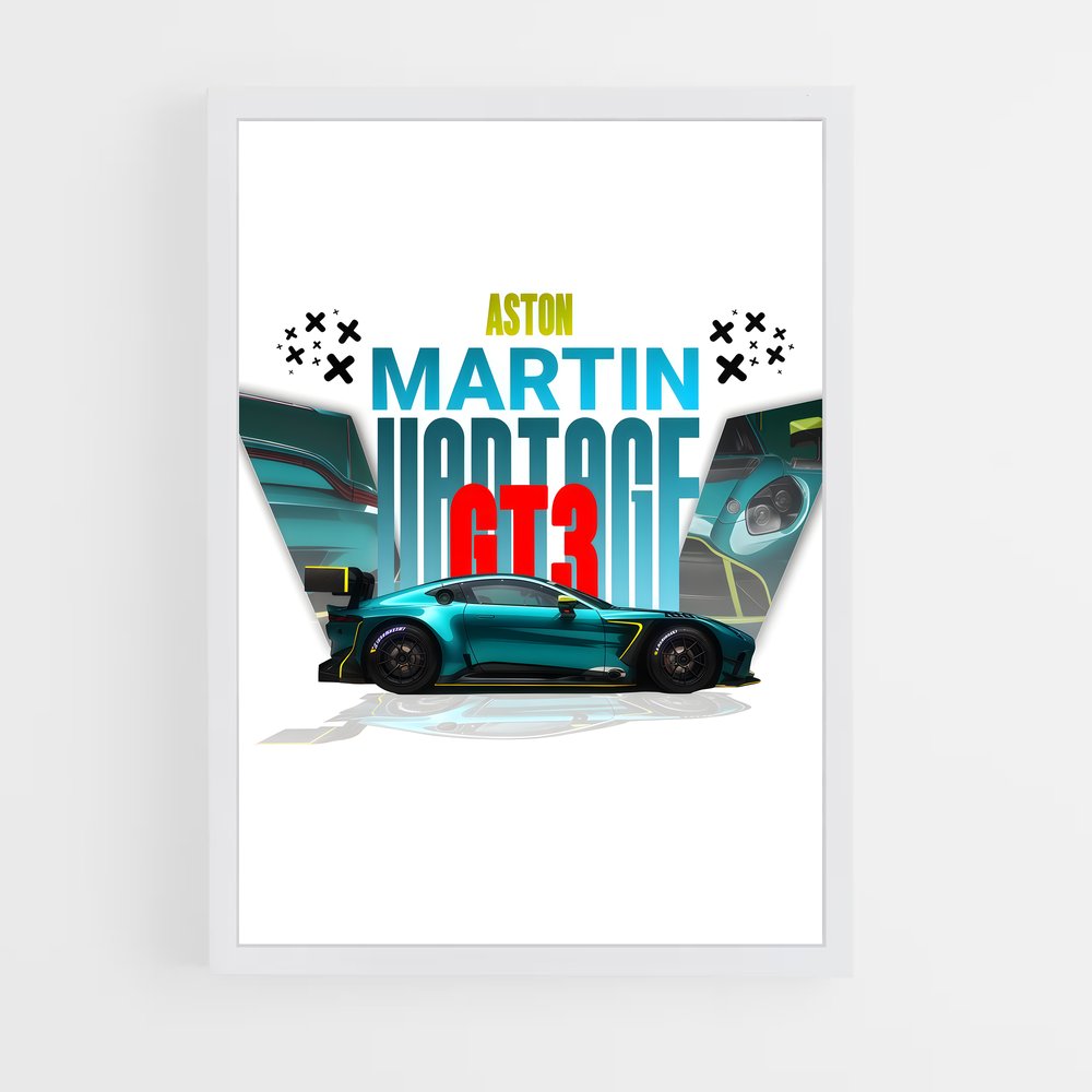 Poster Speedster Vantage – affiche Aston Martin (vue 3)